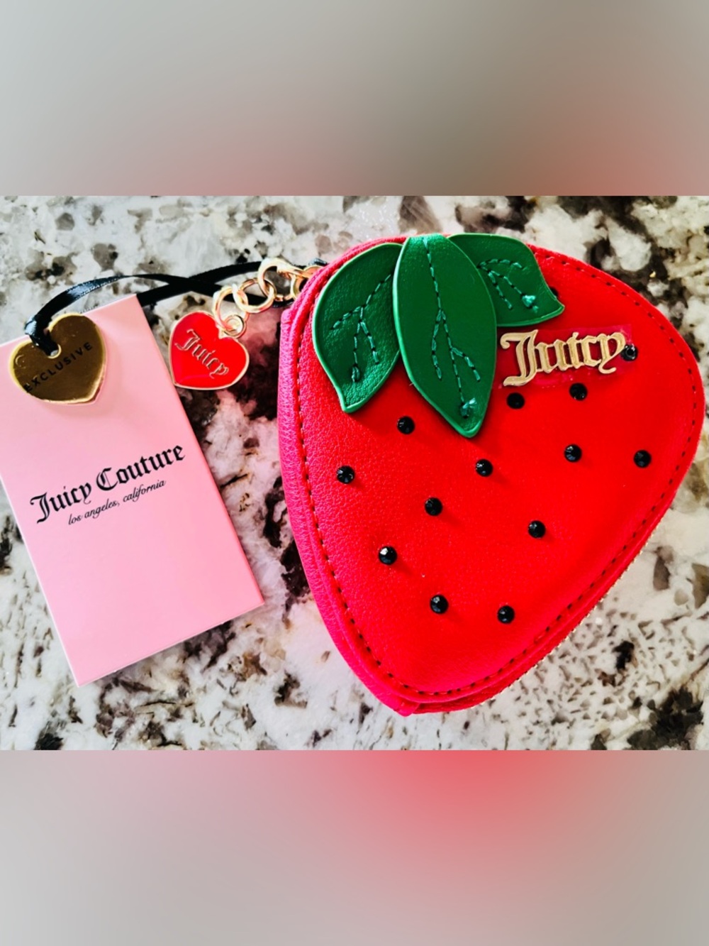 JUICY COUTURE Strawberry Coin Purse